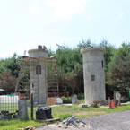 Castle being built as part of the Enchanted Forest