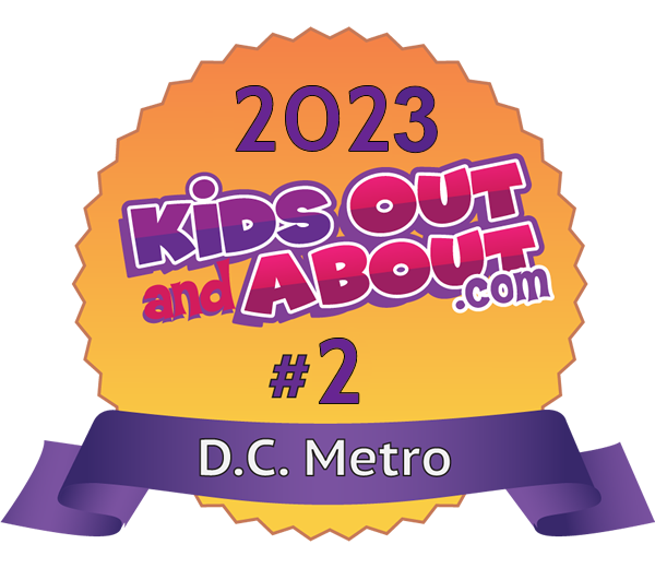 Voted #2 best thing to do for kids in DC 2021